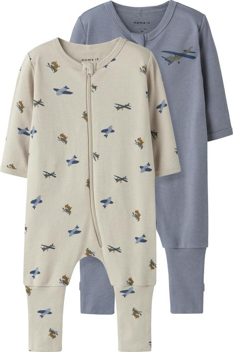 Actual product image Name it Nbmnightsuit 2p Zip Ff Airplane Noos (74)