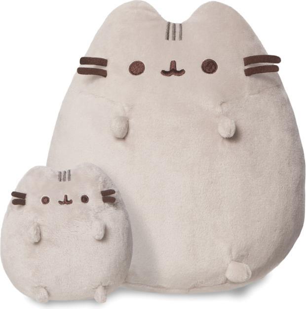 Pusheen AURORA Sitting Small, Official Merchandise, 5in, Soft Toy, Grey (13.13 cm)
