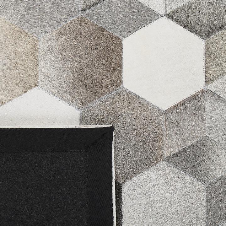 Produktbild Beliani Leder-Patchwork-Teppich (200 x 140 cm)