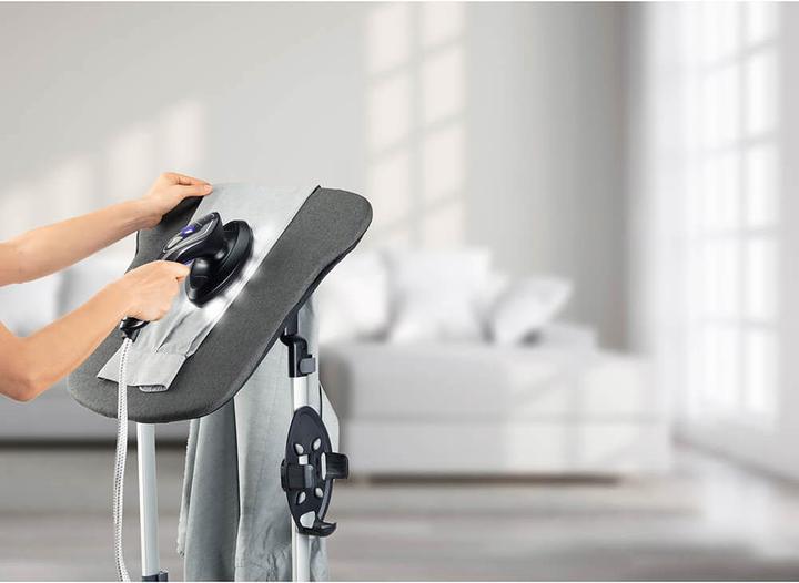 Actual product image Taurus Sliding Care Non Stop Upright Steam Cleaner 1.2 l 2500 W Black, Silver (7 bar, 2500 W)