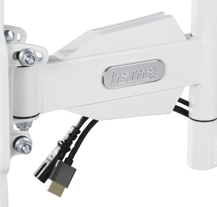 Image du produit Hama Support TV mural, pivotant, inclinable, extensible, 165 cm (65") à 35 kg (Mur, 165", 35 kg)