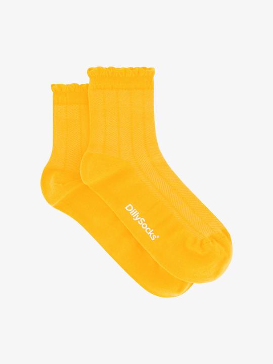 Actual product image DillySocks Ruffled Sun (39 - 41)