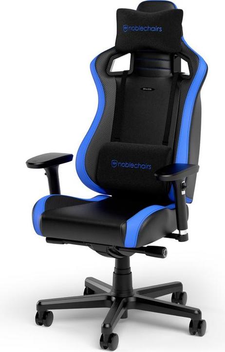 Produktbild noblechairs EPIC Compact Gaming Stuhl - schwarz/carbon/blau
