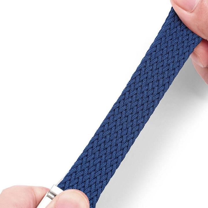 Actual product image Dux Ducis Mixture Pro Strap Apple Watch 42mm/44mm/45mm/49mm - Blue (45 mm, 44 mm, 42 mm, 49 mm, Nylon)