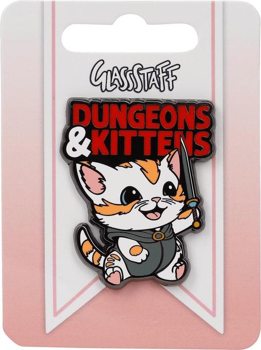 Produktbild Glass Staff Anstecker Dungeons und Kittens Mehrfarbig