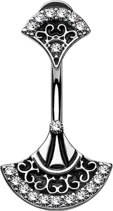Immagine prodotto Star Piercing Ventaglio tribale doppio in argento Banana (Ottone, Acciaio chirurgico 316L)