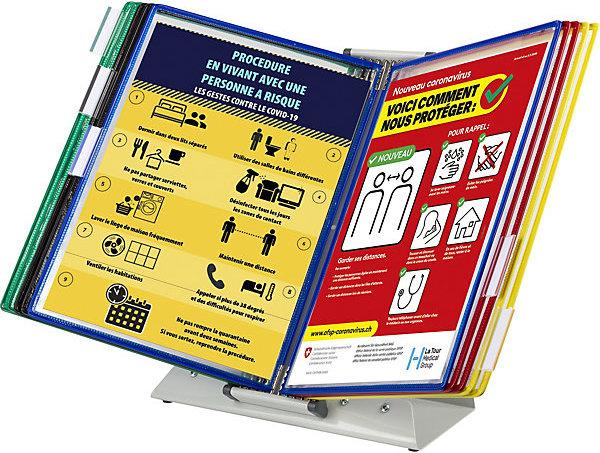 Produktbild Tarifold Antimikrobielles Klarsichttafel-Tischpult