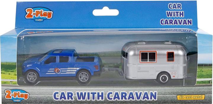 Actual product image Magni Car with caravan 16.5cm assorted