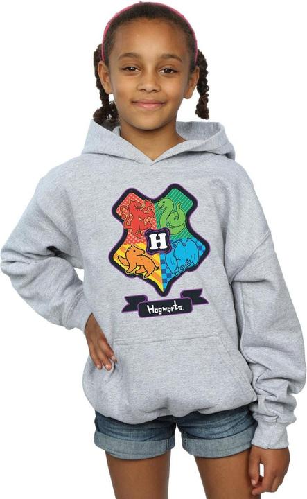 Produktbild Hogwarts Junior Crest Kapuzenpullover Mädchen (116)