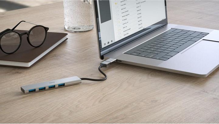 Actual product image Hama Slim (USB-A, 4 Ports)