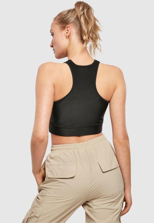 Produktbild Urban Classics Ladies Cropped Shiny Rib Top (M)