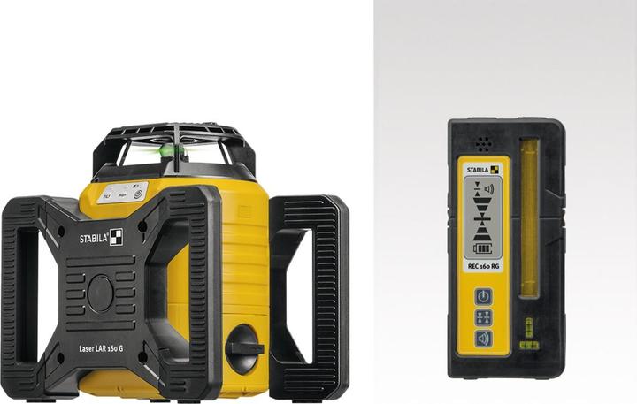 Actual product image Stabila Rotating laser LAR 160 G, 4-piece set