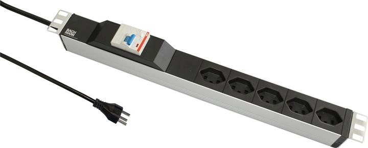 Immagine prodotto Bachmann 19 PDU 5x T23, 1U, interruttore Fi, nero