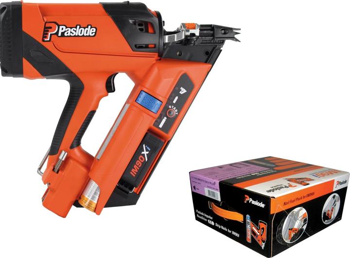 Actual product image Haubold Impulse strip nailer PASLODE IM 90 Xi 50-90 mm single release