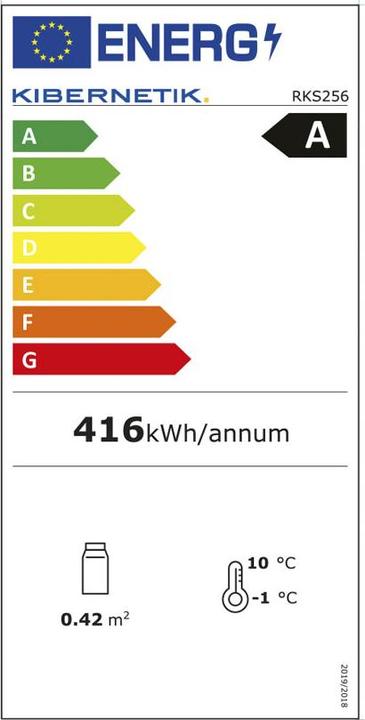 Energie-Label Kibernetik FSP RKS256 Retro (243 l)