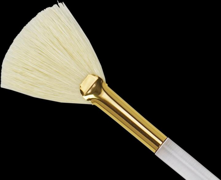 Produktbild Fächer-Maskenpinsel, Acryl- Griff, Naturborste, Länge: 20 cm (Eyeliner)
