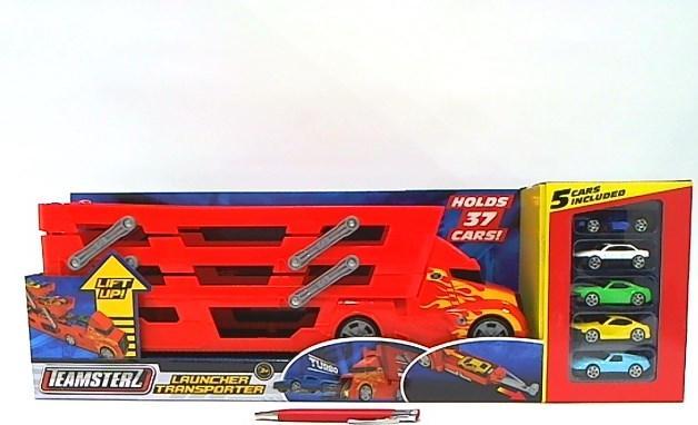 Image du produit HTI PROMO Voiture Véhicule Transporteur avec 5 voitures de course Dépanneuse TEAMSTERZ 1416669 p3