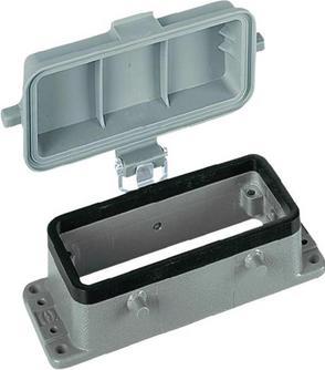 Produktbild Harting Anbaugehäuse HAN 10B Metall m. Kappe.