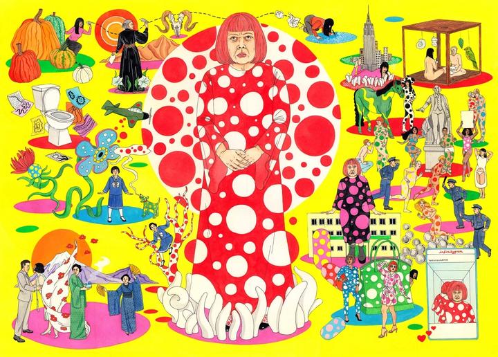 Actual product image The World of Yayoi Kusama (1000 pieces)