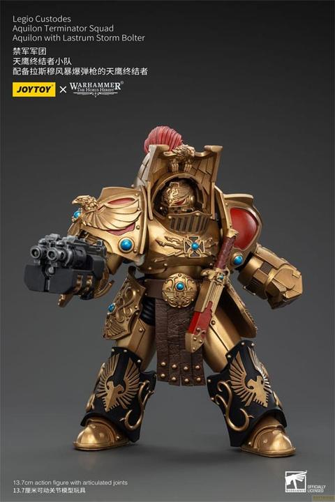 Produktbild Joy Toy Warhammer The Horus Heresy Actionfigur 1/18 Legio Custodes Aquilon Terminator Squad Aquilon with Las