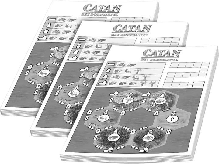 Produktbild 999Games 999 Games Wertungsblöcke Catan: Das Würfelspiel, 3-tlg.