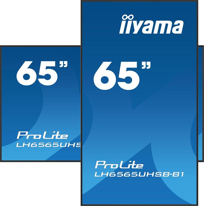 Immagine prodotto iiyama 65" 3840x2160, pannello UHD IPS, Haze 1%, 8 (3840 x 2160 pixel, 64.50")