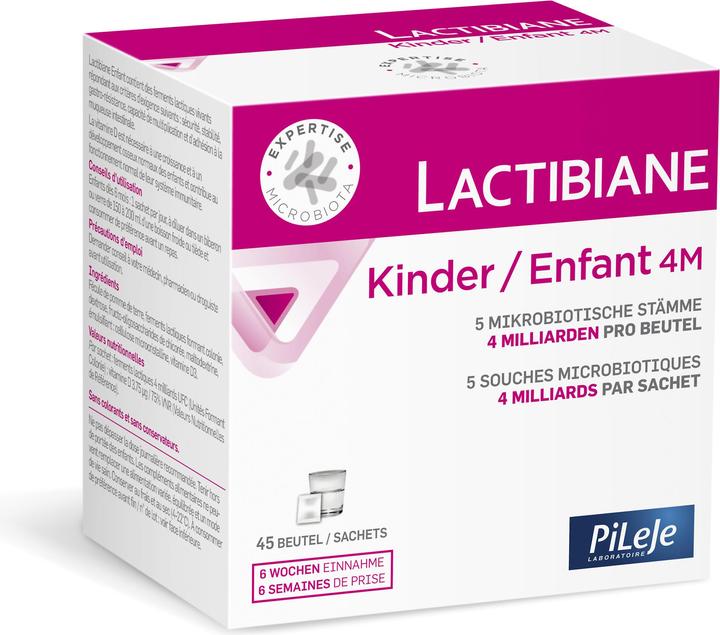 Actual product image Lactibiane Children 4M (45 Piece, Beutel, 109 g)