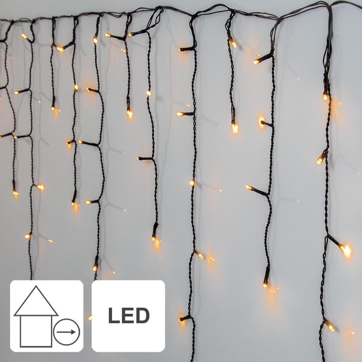 Actual product image Star Trading LED light curtain 'Golden Warm White', 480 LEDs, 12m (12 m)