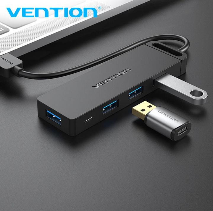 Image du produit Vention Hub 4 ports USB 3.0 0,15 mètre (4 ports)