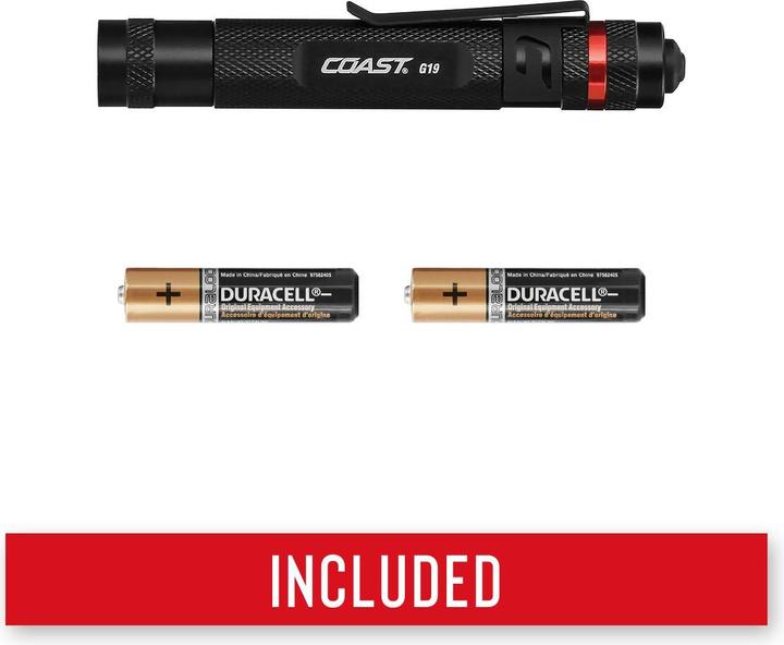 Actual product image Coast G19 torch 54 lumen - in gift box (10.20 cm, 54 lm)