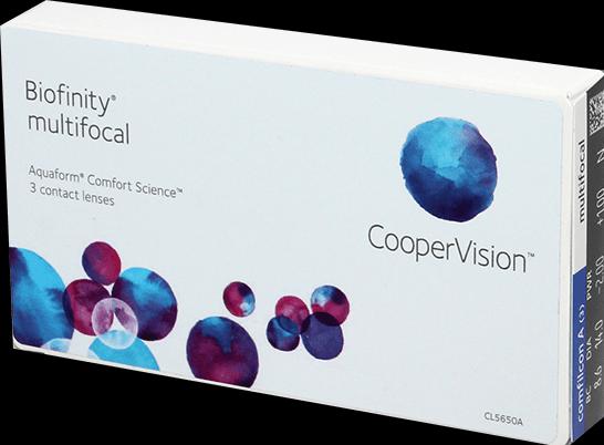 Actual product image Biofinity Multifocal (+3.75, 3 Piece, Monthly lens, Multifocal)