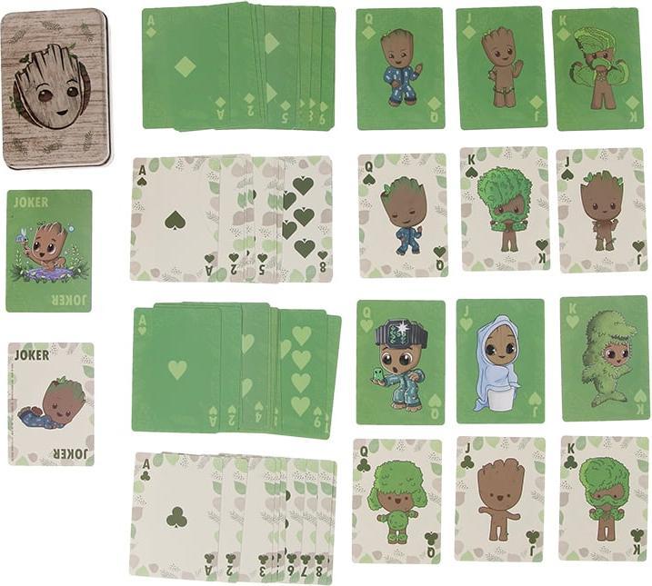 Produktbild Paladone Products LES GARDIENS DE LA GALAXIE - Groot - Cartes à jouer