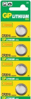 Immagine prodotto GP Batteries Litio CR2016 (4 pz., CR2016, 90 mAh)