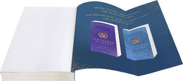 Actual product image Cliffworth Academy – Between Shadows and Light (German, Jennifer Wiley, 2024)