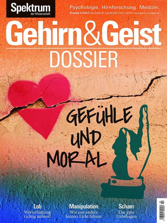 Produktbild Gehirn&Geist Dossier - Gefühle und Moral (Deutsch, Spektrum der Wissenschaft Verlagsgesellschaft, 2023)