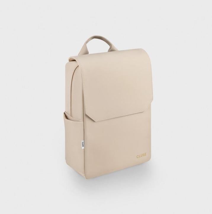 Cluse Nuitée Petite Rucksack, Beige, Goldfarbe (6.80 l)
