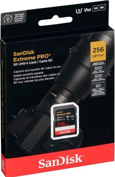 Produktbild SanDisk Extreme PRO UHS-II V90 (256 GB, SDXC, U3, UHS-II)