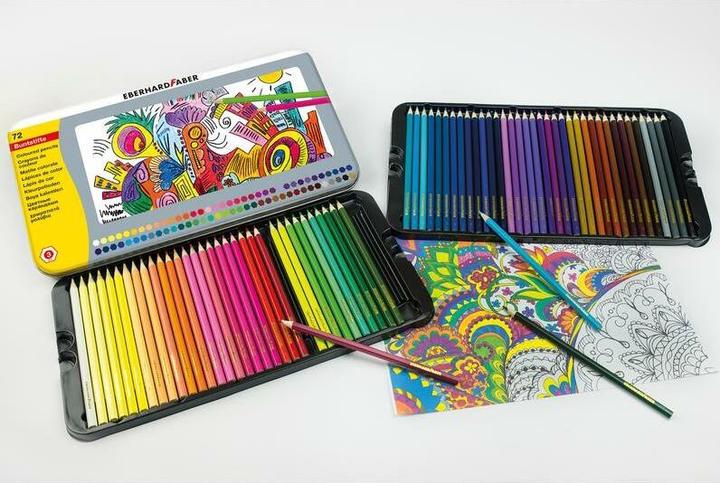 Produktbild EberhardFaber Buntstifte Hexagonal (Mehrfarbig, 72 x)