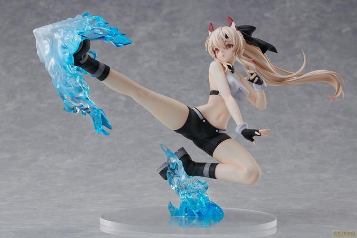 Actual product image FREEing Azur Lane PVC Statue 1/7 Ayanami Dynamic Kick! 15 cm