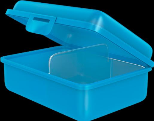 Produktbild Fizzii Lunchbox mit Trennfach cyan, Delfin