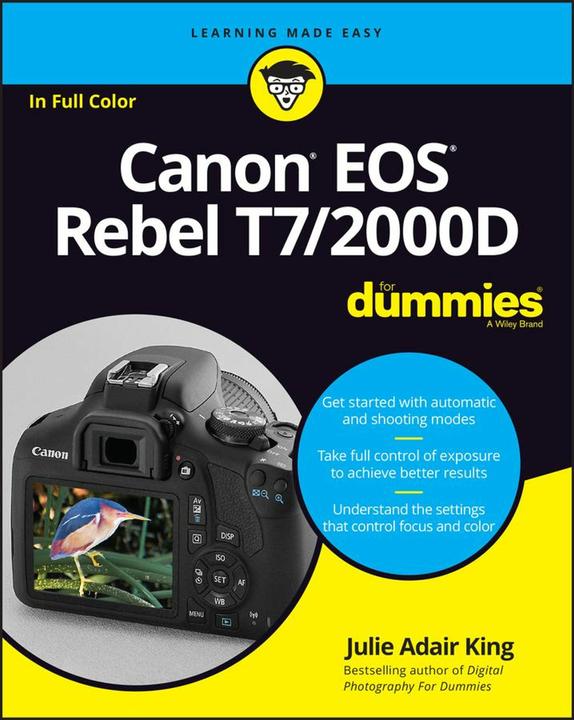 Produktbild Canon Eos Rebel T7/2000d for Dummies (Englisch, Julie Adair King, 2018)