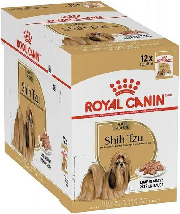 Produktbild Royal Canin Shih Tzu Adult Hunde Nassfutter Pâté 12x85 g (Senior, 4 Stk., 1020 g)