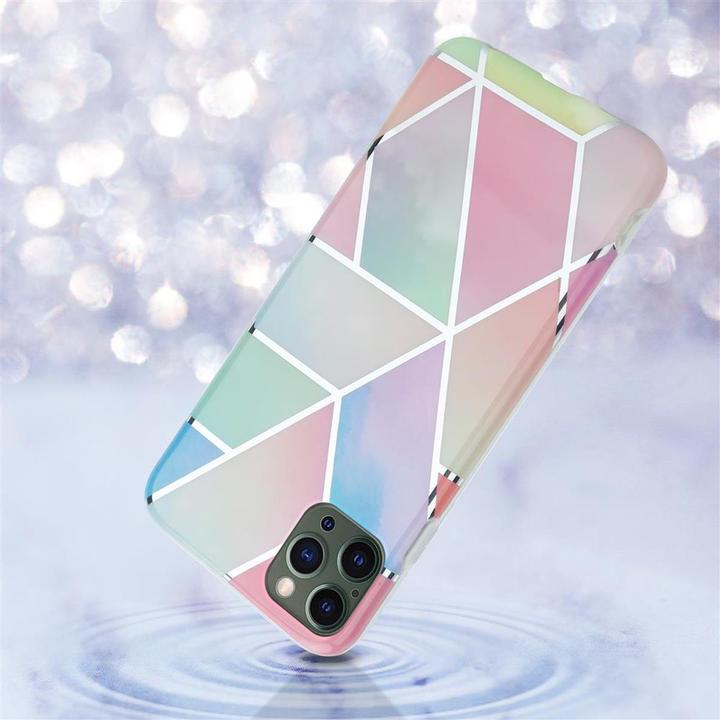 Image du produit Cadorabo Couverture IMD TPU Marbre coloré (Apple iPhone 12 Pro Max)