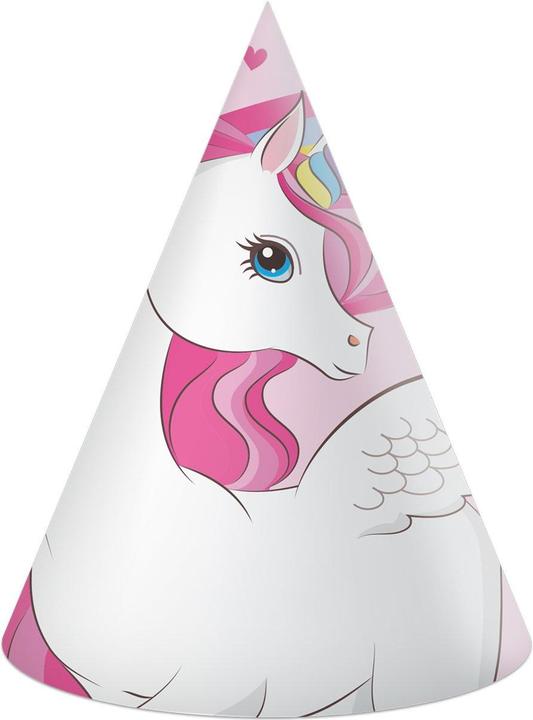 Produktbild Konjac Sponge Einhorn Partyhüte mit Gummibändchen:FSC zertifiziert