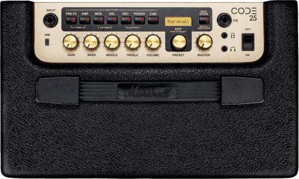 Actual product image Marshall Code 25 Combo guitar amplifier with cable (Guitar, 25 W)