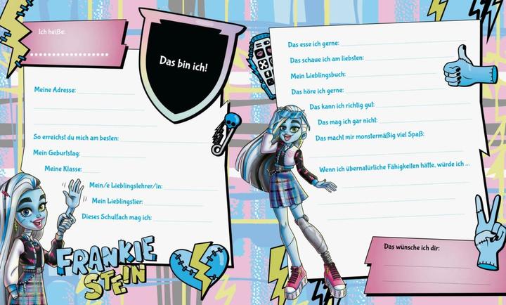 Actual product image Monster High: Mein Freundebuch (German, 2024)