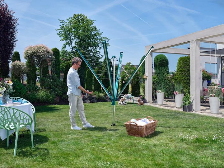 Produktbild Leifheit Wäscheschirm Linomatic 500 Deluxe Cover (50 m)