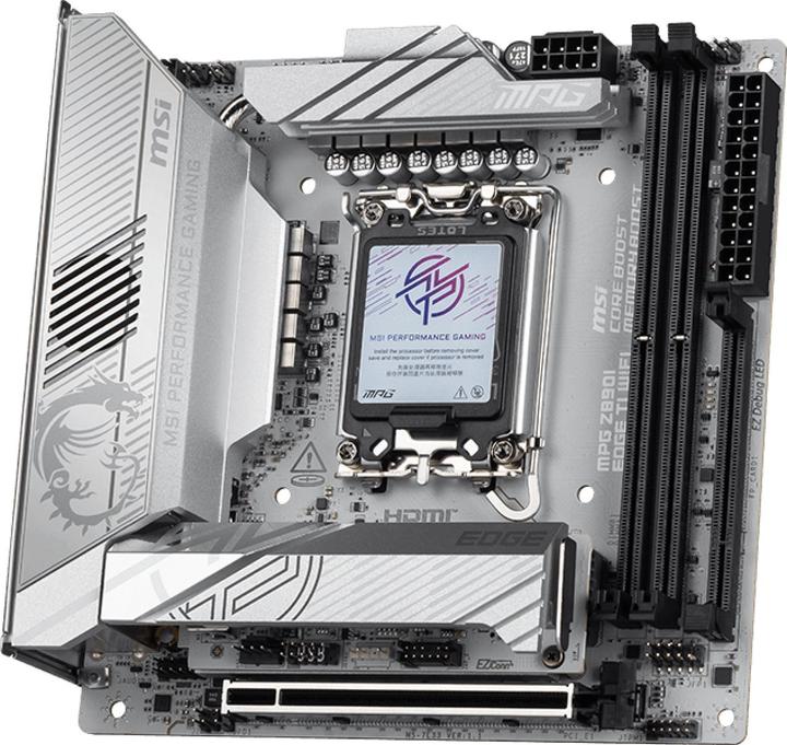 Actual product image MSI MPG Z890I EDGE TI WIFI (LGA 1851, Intel Z890, Mini-ITX)