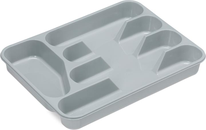 Actual product image Relaxdays Cutlery Tray 5 Compartments, Pack of 2