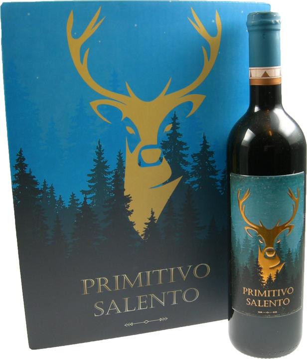 Actual product image Azienda Enoitalia Primitivo del Salento 75cl "Jagd-Wein" - 6er-Carton (1 x 75 cl)